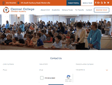 Tablet Screenshot of cccacademy.com